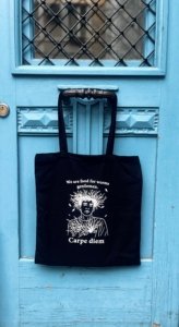 Dead poets society tote-bag. CARPE DIEM. dark academia - socrates tbilisi